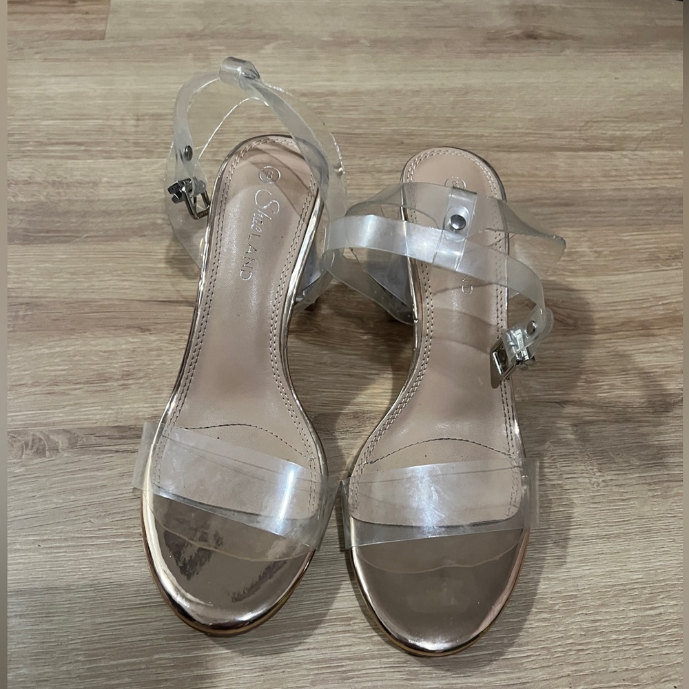 Clear High Heels